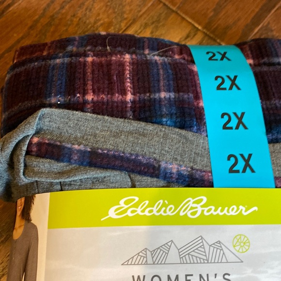 Eddie Bauer 3 piece waffle fleece sleep set NWT - Picture 3 of 4